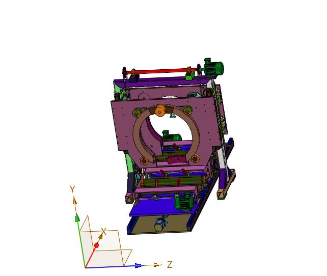 带式夹持的钢带送料机