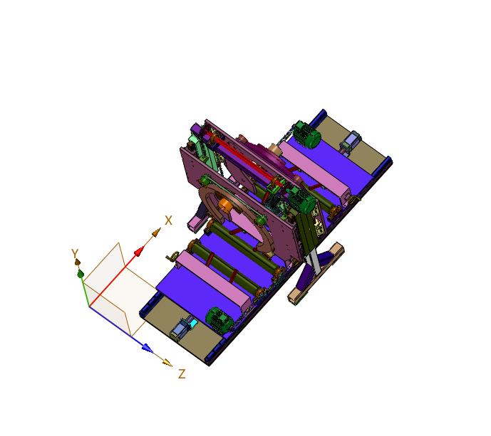 带式夹持的钢带送料机