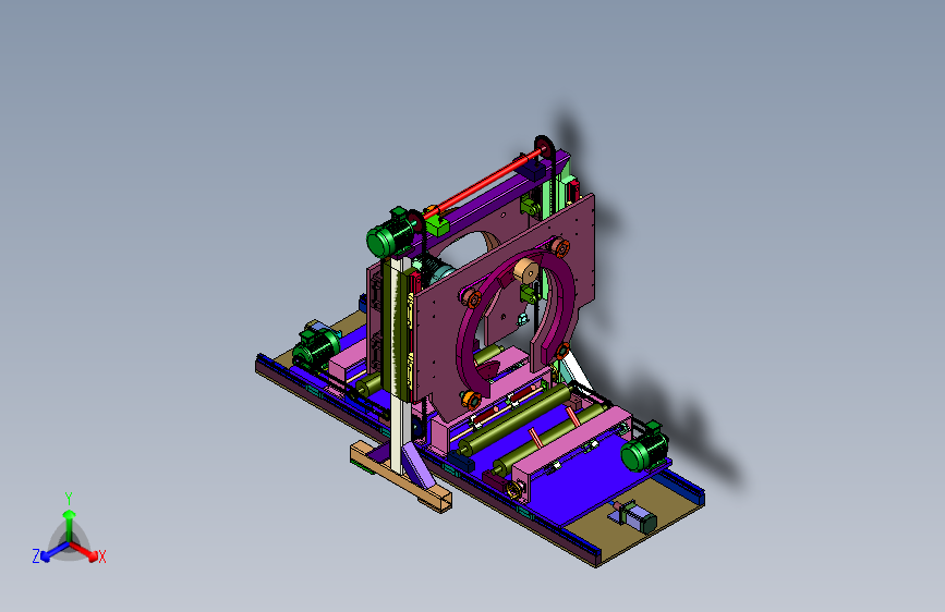 带式夹持的钢带送料机