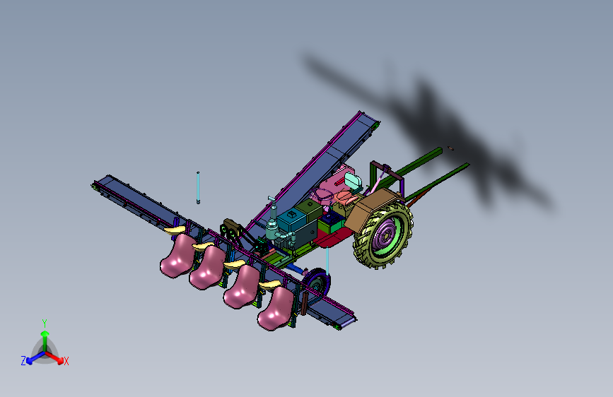 现代果园多工位采摘平台