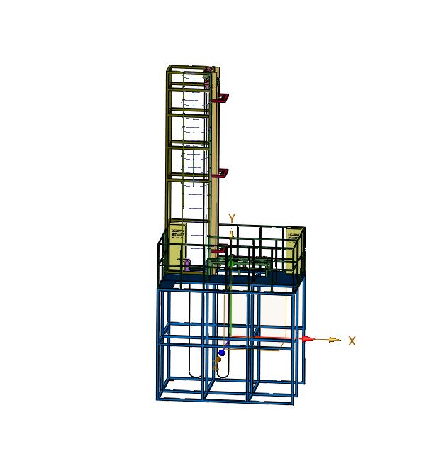 电力线缆弯曲过程仿真实验机