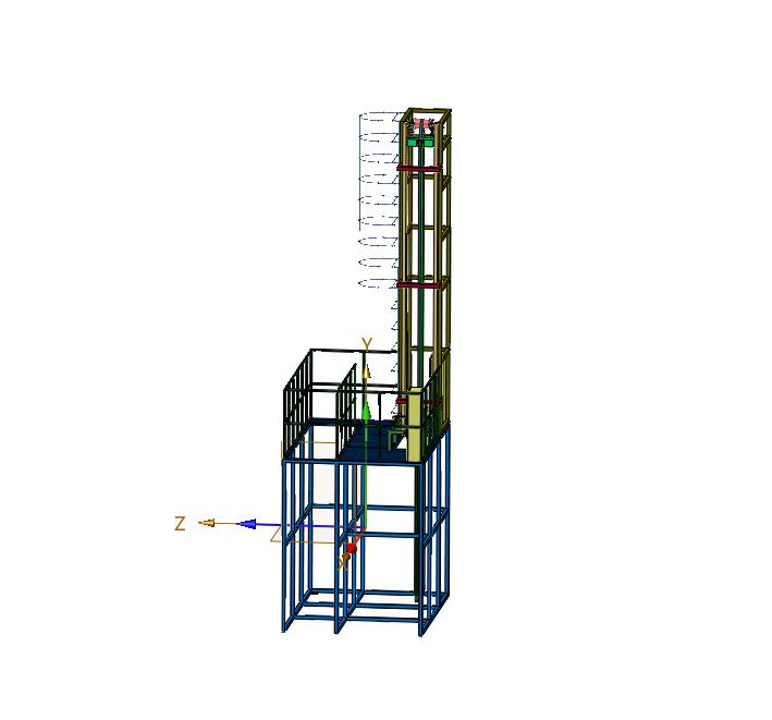 电力线缆弯曲过程仿真实验机