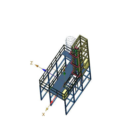 电力线缆弯曲过程仿真实验机