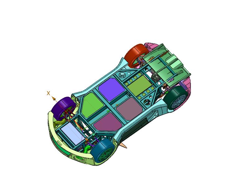 电机驱动系统的轻型新能源赛车