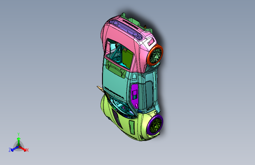 电机驱动系统的轻型新能源赛车