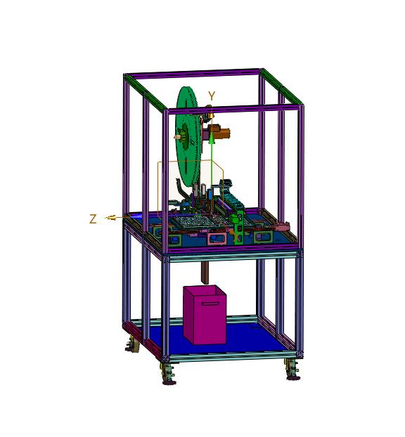 端子裁切掰断摆盘一体机