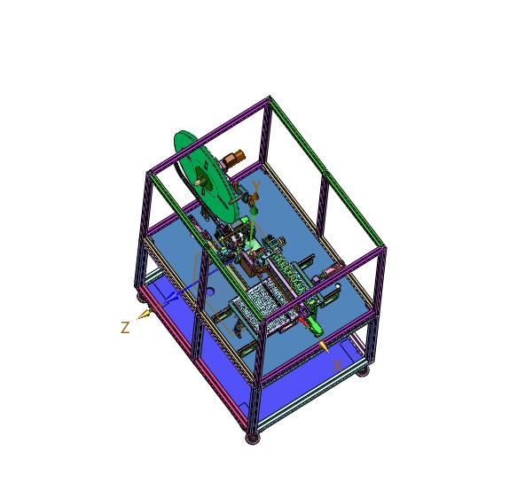 端子裁切掰断摆盘一体机