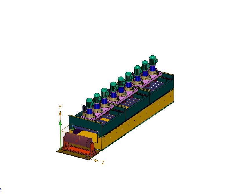 多工位花岗石板研磨机