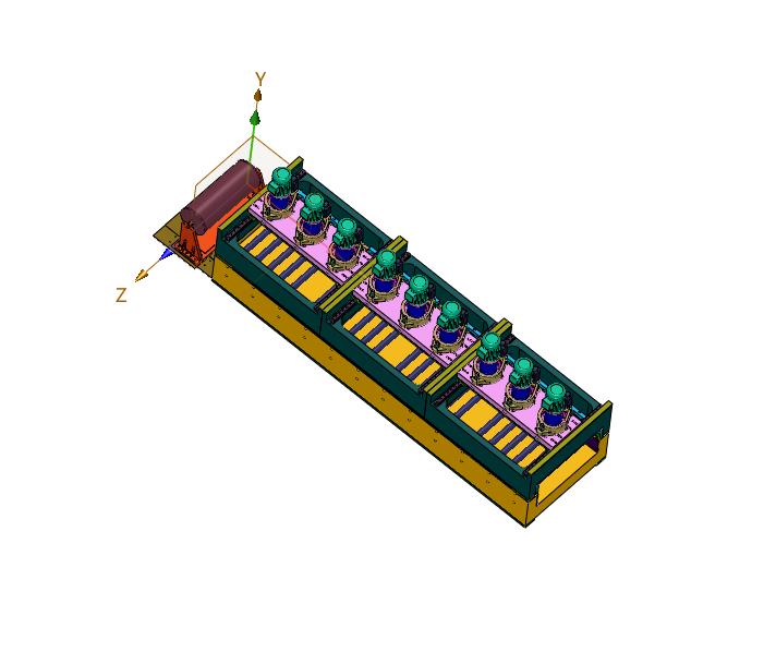 多工位花岗石板研磨机