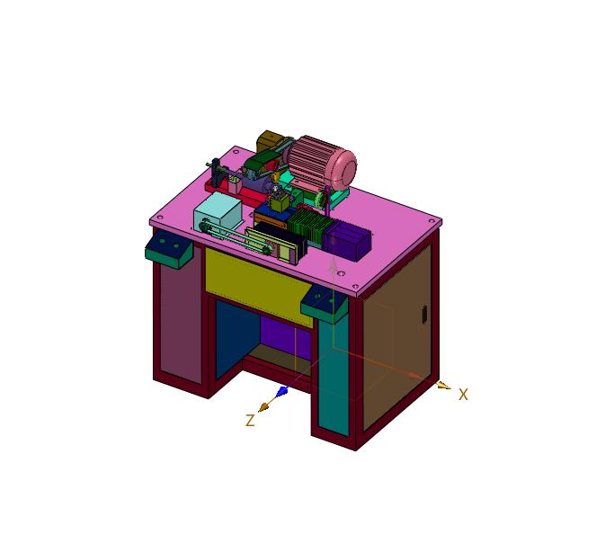 非标件加工的自动化车床结构