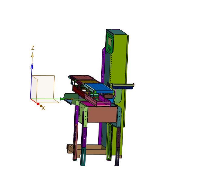 分拣轻重产品包装箱检重机
