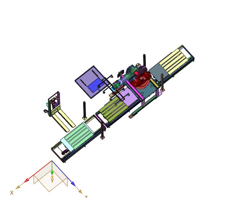 覆盖大型智能机械臂堆垛单元