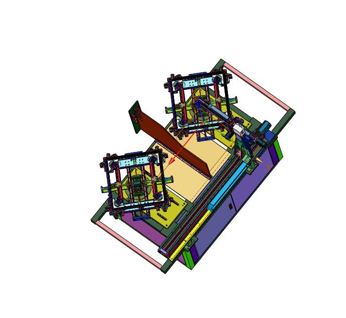 工业用铁制框架焊接设备