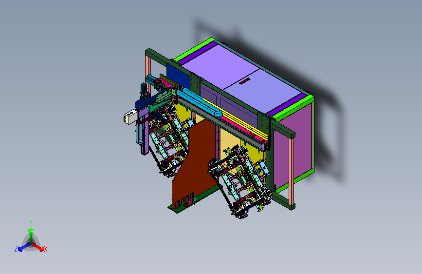 工业用铁制框架焊接设备
