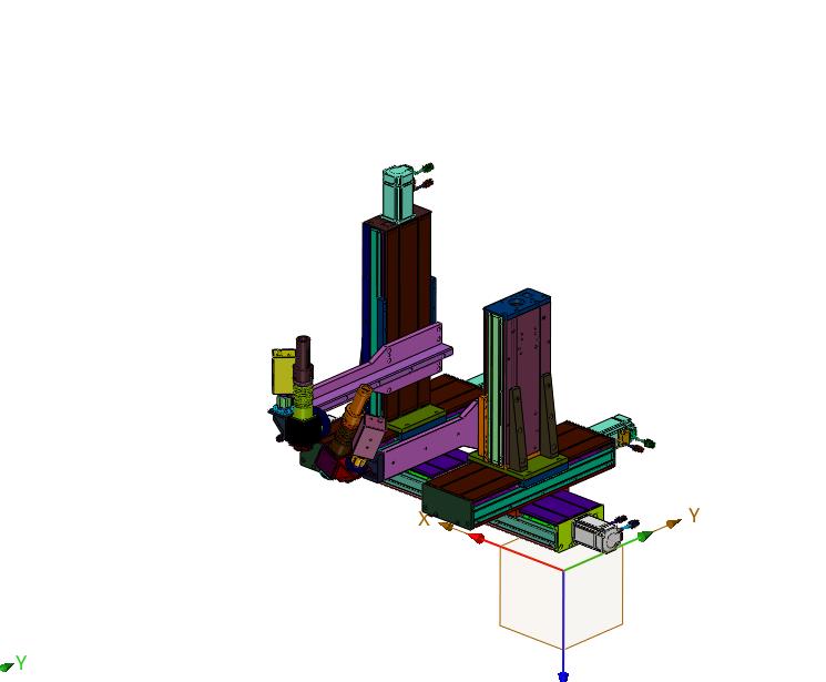 轨道式多轴焊接机器人