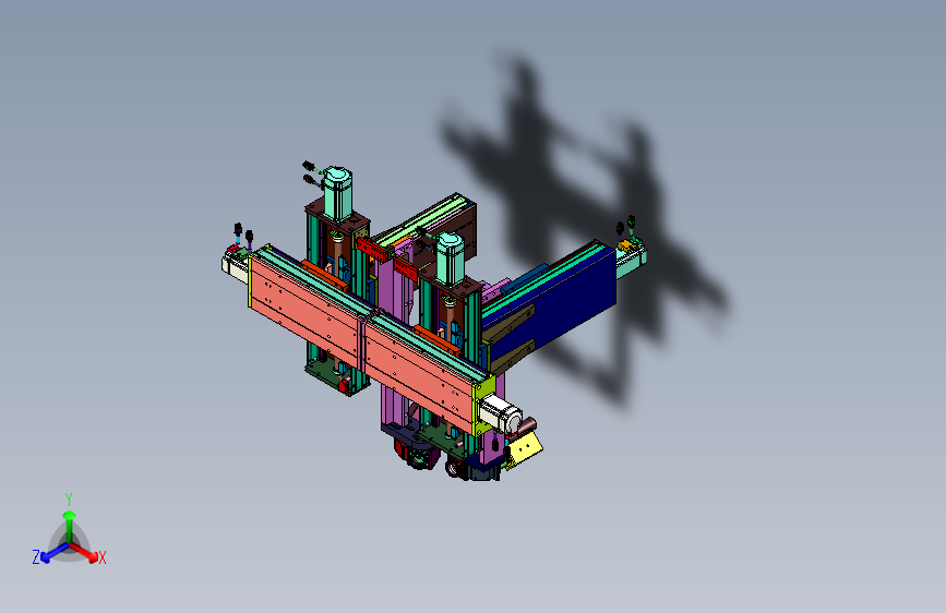 轨道式多轴焊接机器人