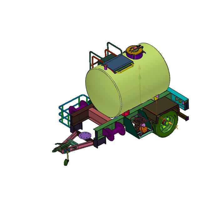 罐体承载式半挂液罐车