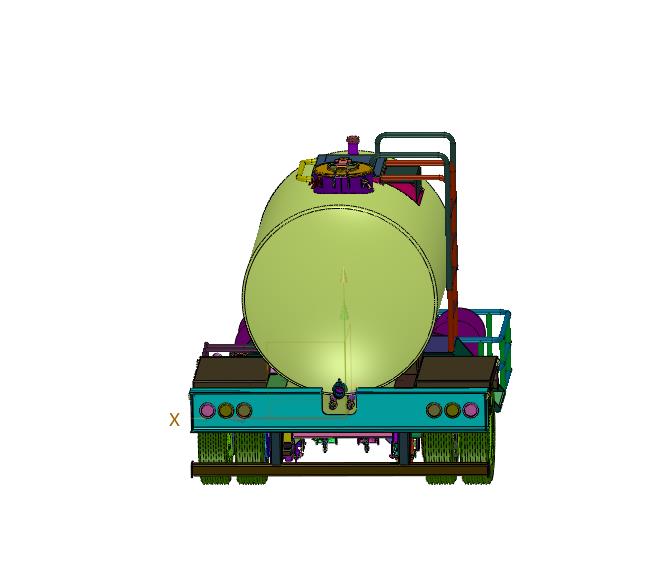 罐体承载式半挂液罐车