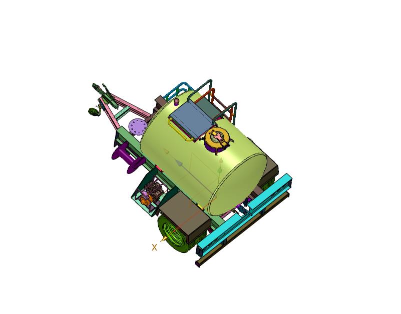 罐体承载式半挂液罐车