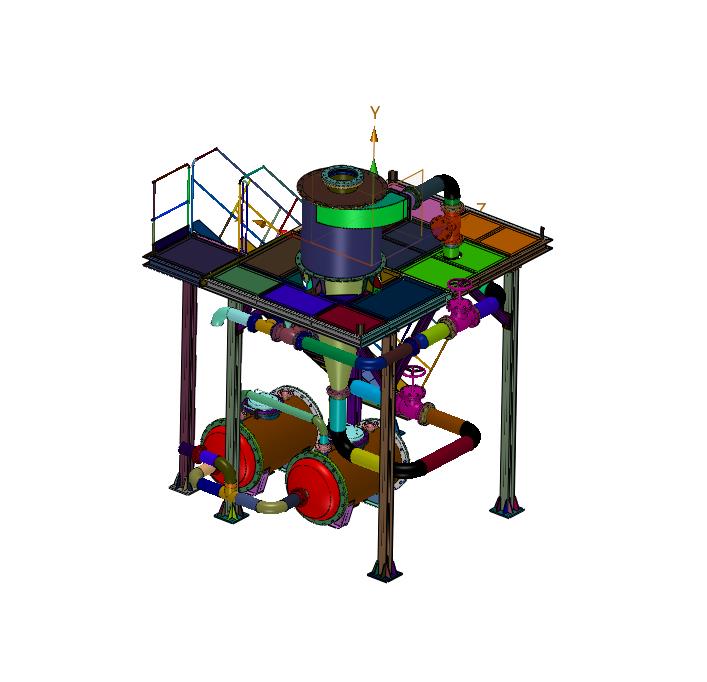 化工物料离心分离输送装置