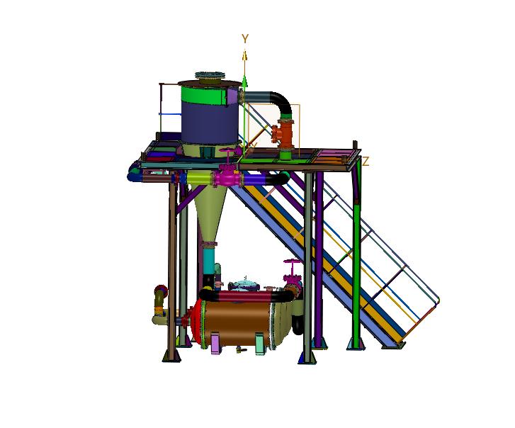 化工物料离心分离输送装置