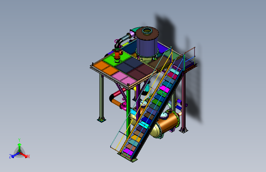 化工物料离心分离输送装置