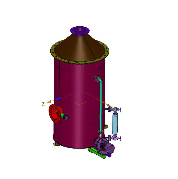 环保型立式水喷淋塔