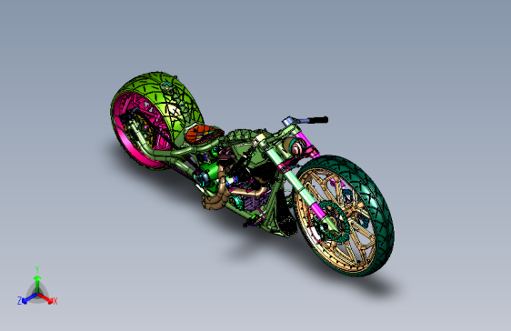 豪华巡航重型机车摩托