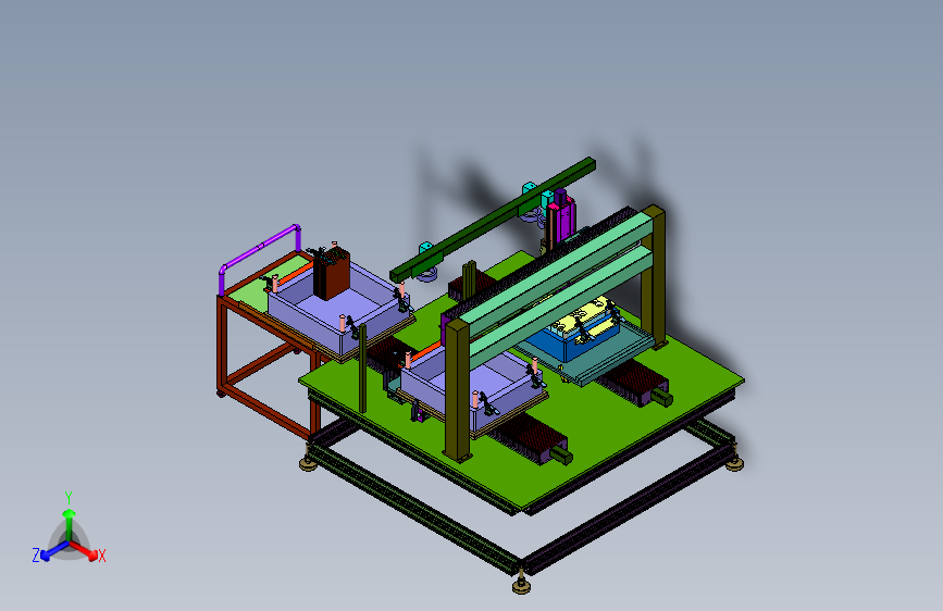 激光焊接上的全自动上料工装