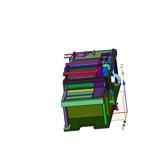 胶辊自动输送清洗装置
