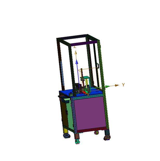 轿车开门锁拉手组件半自动装配机