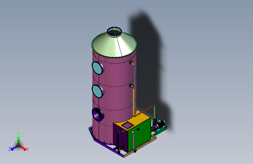 净化脱硫环保水喷淋塔