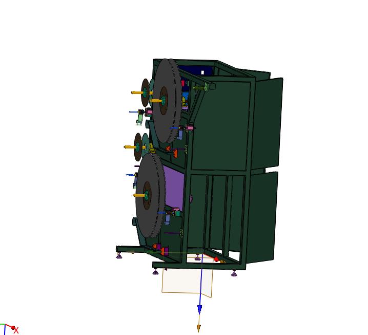 卷材冲裁生产线结构与放卷机