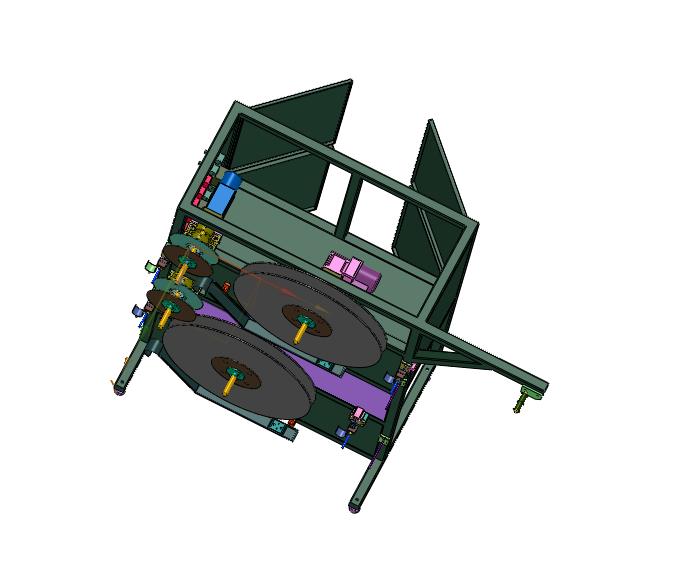 卷材冲裁生产线结构与放卷机