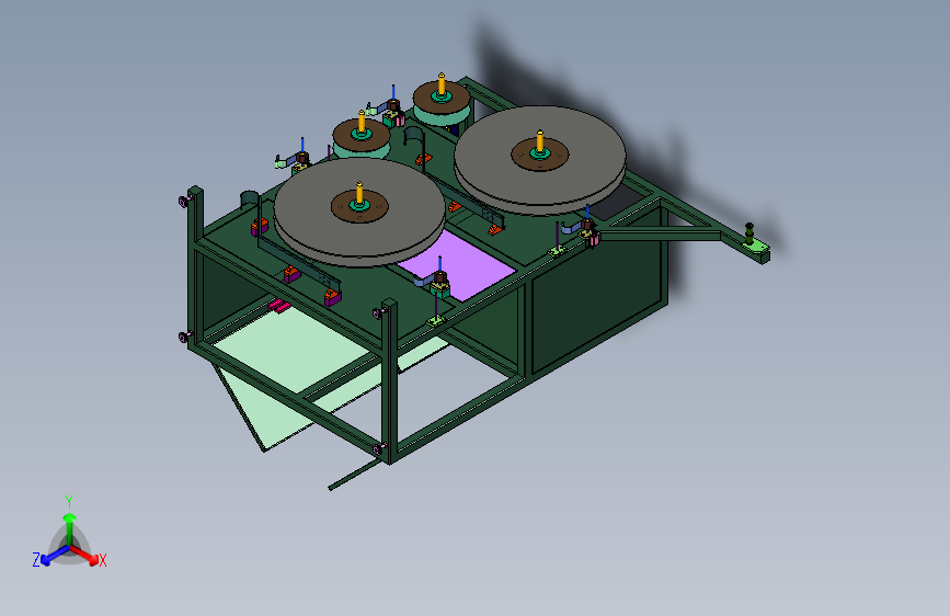 卷材冲裁生产线结构与放卷机