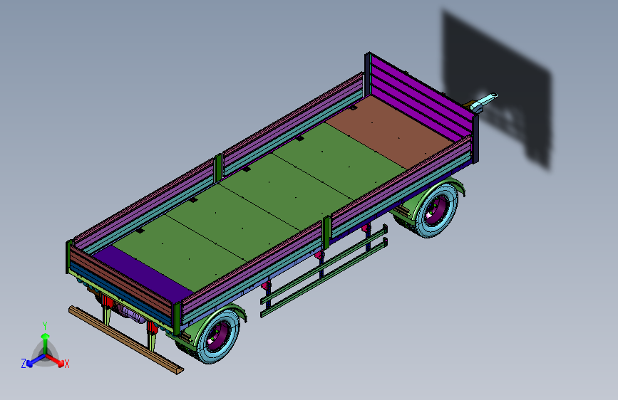 具有上货功能的皮卡车车厢