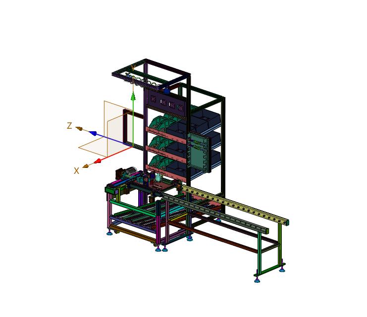 汽车产线半自动装配站