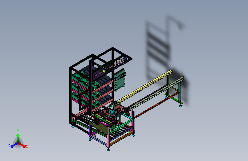 汽车产线半自动装配站