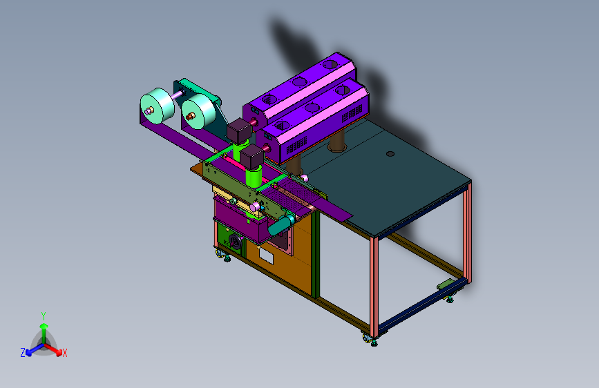 收纳布收卷雕刻机
