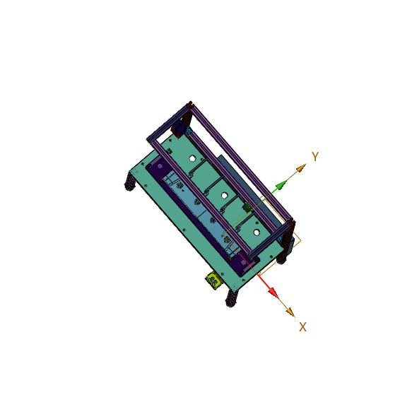 天窗线下工位预装中横梁工位