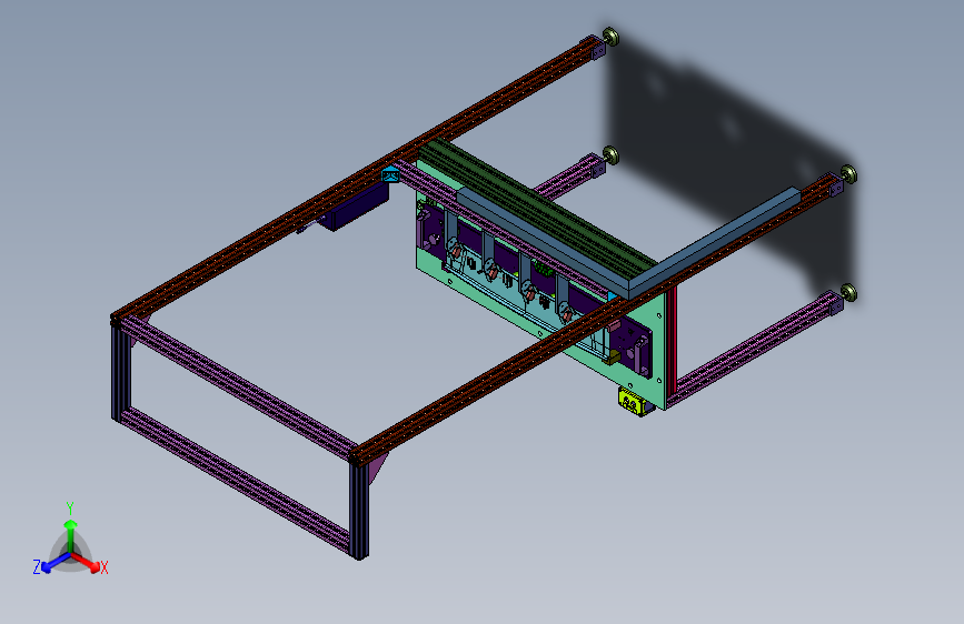 天窗线下工位预装中横梁工位