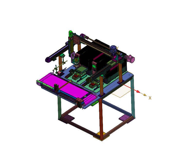 通过式龙门贴标机