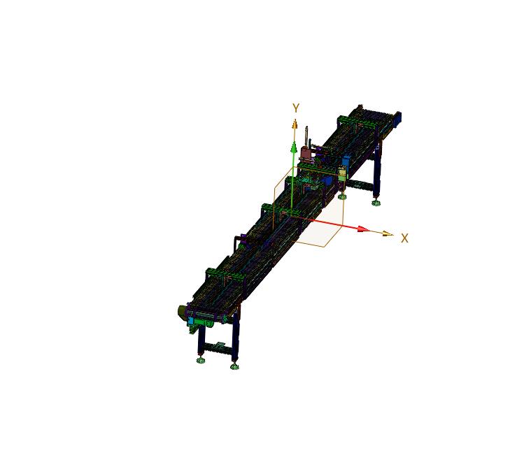 网带输送的标准段装配线