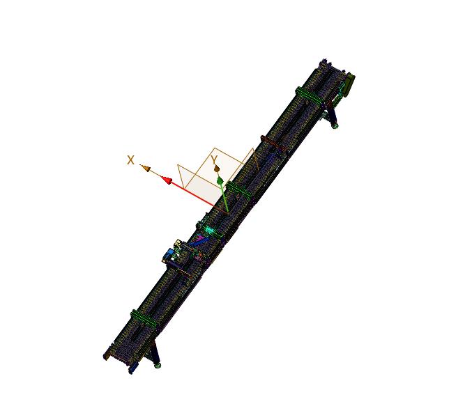 网带输送的标准段装配线