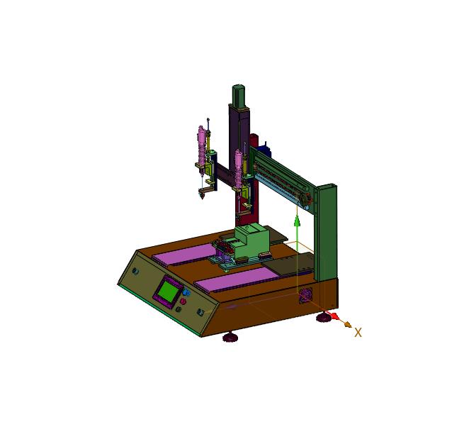 无视觉引导下普通电批超小螺丝锁付结构