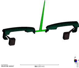 汽车车门拉手气辅成型模流分析与模具结构设计经典案例360314==wb10