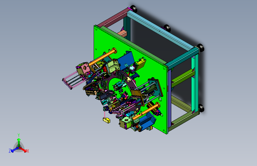 叶片锁叶片自动排列机