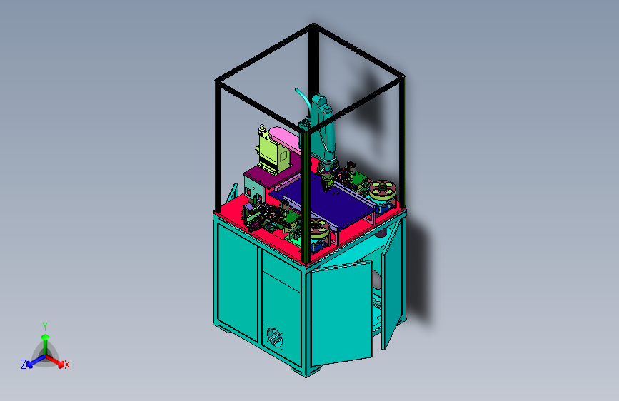 智能贴标机及贴标机械手