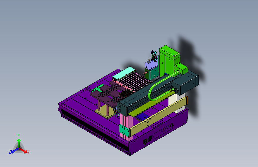 自动理料的下料装盘设备