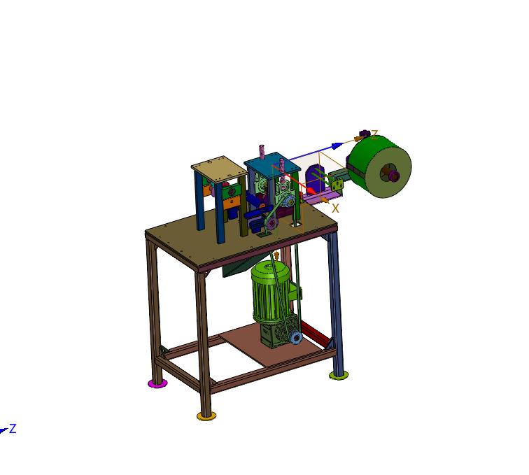 自动收放料冲片机